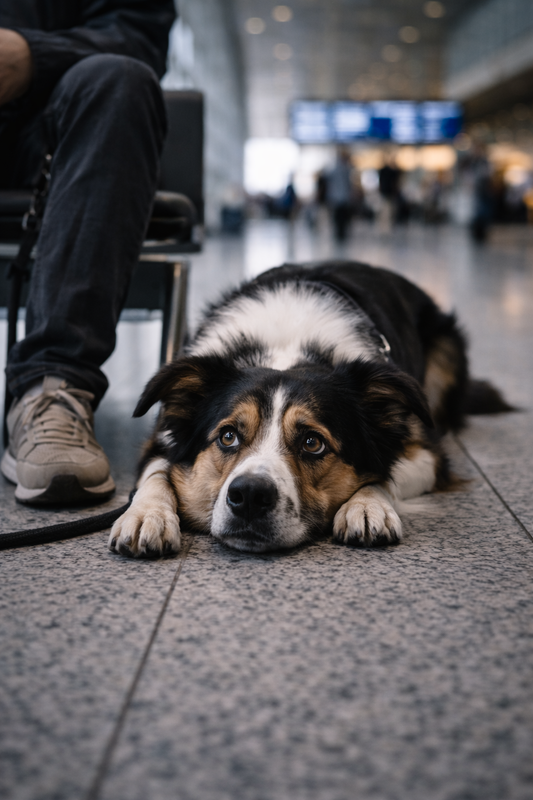 Viajar en avión con perro en 2026: normativa europea, bienestar real y errores que debes evitar