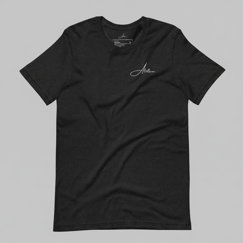 Camiseta essential | Alvite Crew Tee - Coal Black